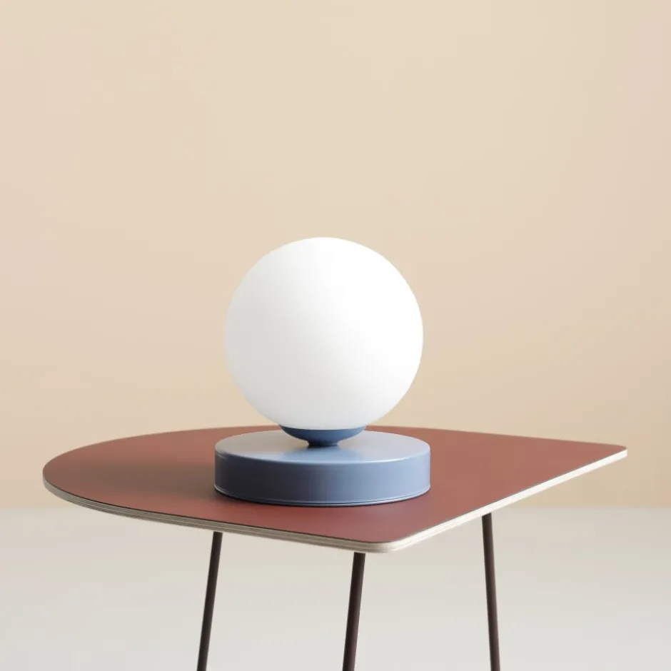 Aldex Ball bordlampe, blå, Ø17 cm