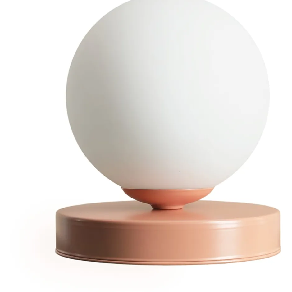 Aldex Ball bordlampe, koral, Ø17 cm