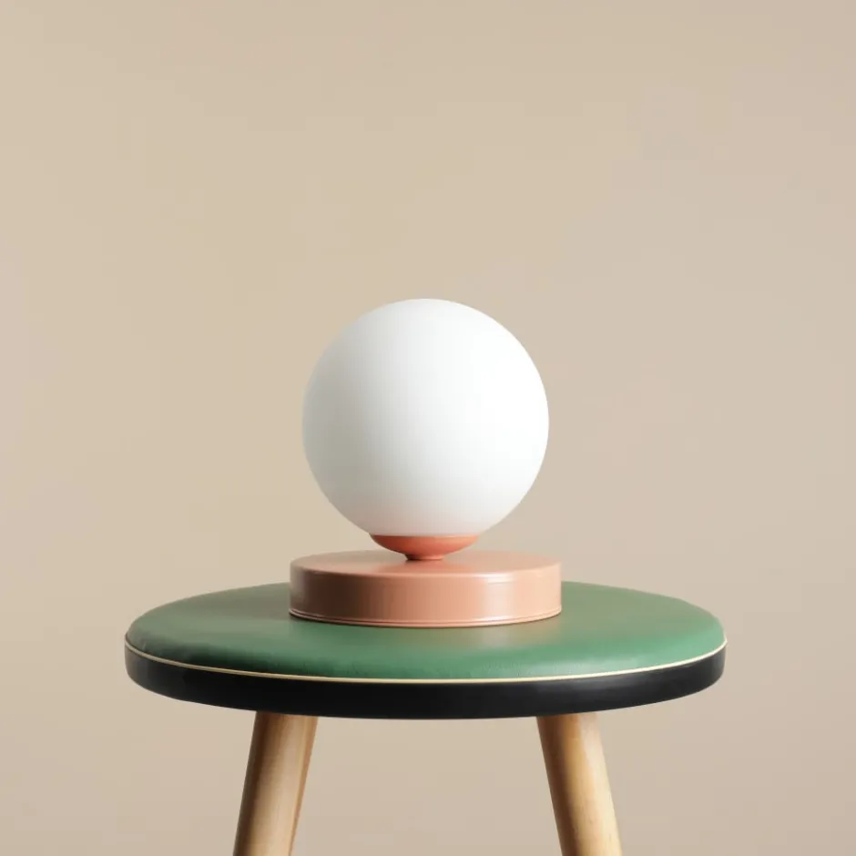 Aldex Ball bordlampe, koral, Ø17 cm