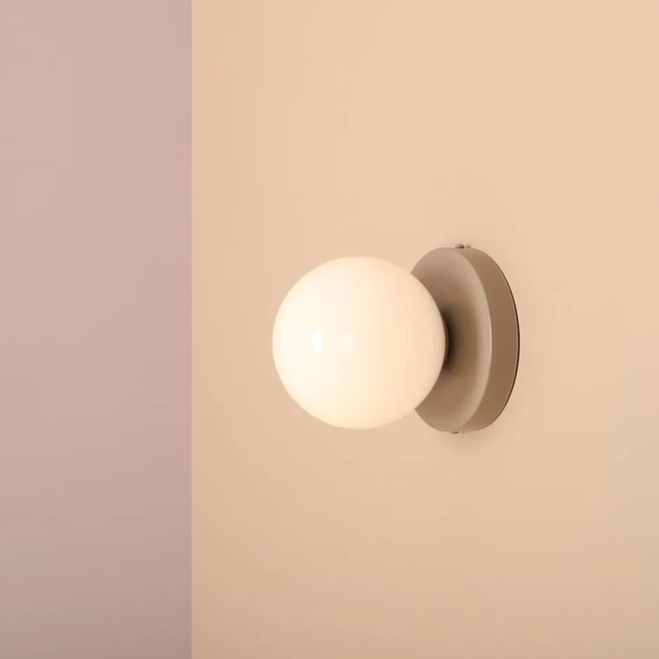 Aldex Ball 2 væglampe, beige