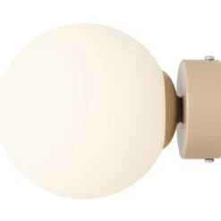 Aldex Ball væglampe, beige, Ø14 cm