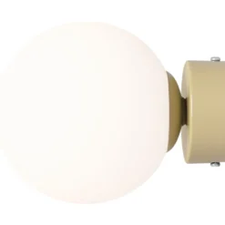 Aldex Ball væglampe, beige, Ø20 cm