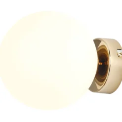 Aldex Ball væglampe, guld, Ø14 cm