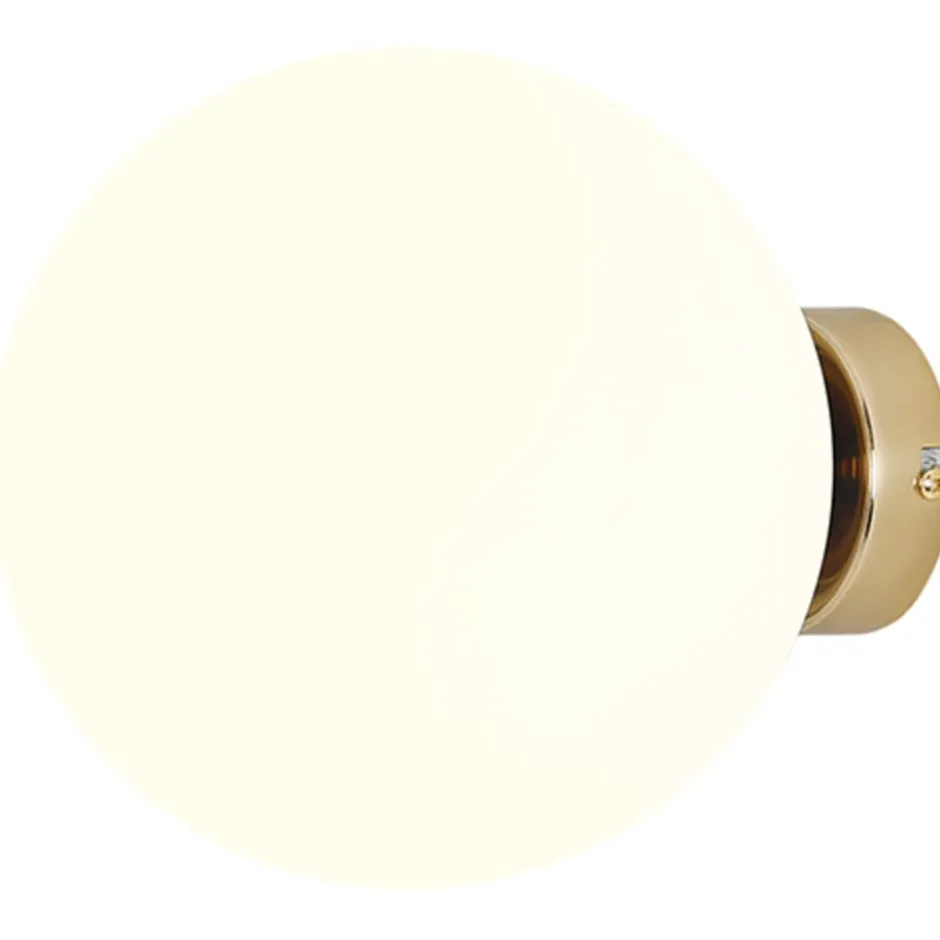 Aldex Ball væglampe, guld, Ø20 cm