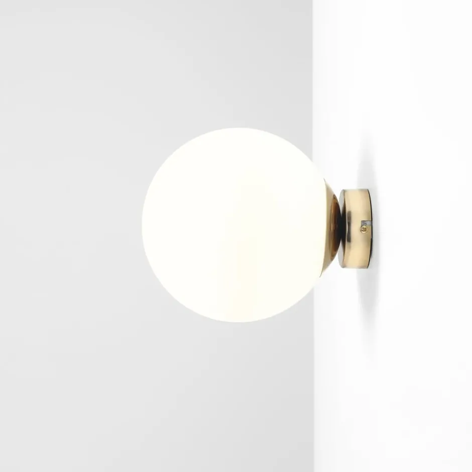 Aldex Ball væglampe, guld, Ø20 cm
