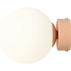 Aldex Ball væglampe, koral, Ø14 cm