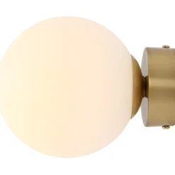 Aldex Ball væglampe, messing, Ø14 cm