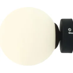 Aldex Ball væglampe, sort, Ø14 cm