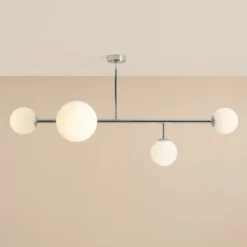 Aldex Dione loftlampe, krom