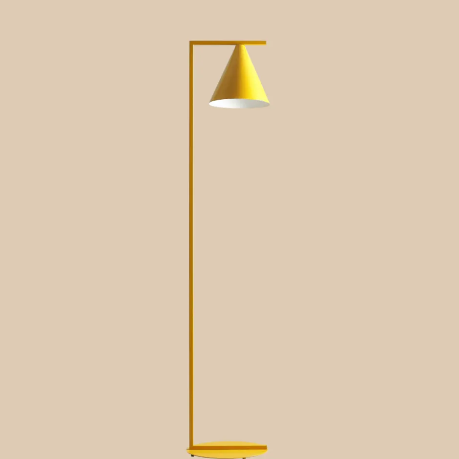 Aldex Form gulvlampe, gul
