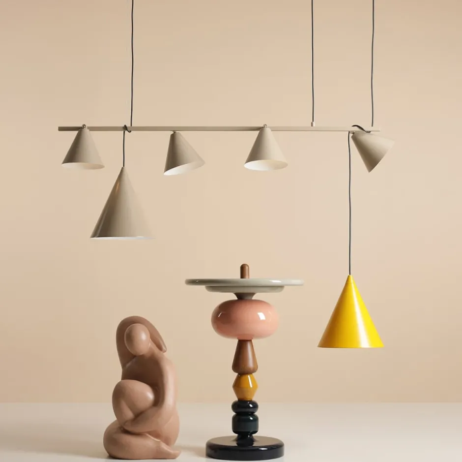 Aldex Form 4 langbordspendel, beige