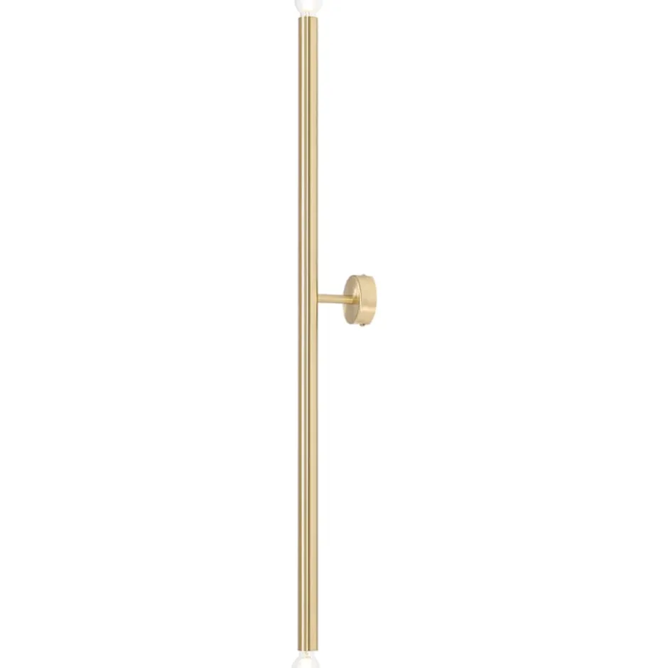 Aldex Tubo 2 væglampe, messing, 100 cm