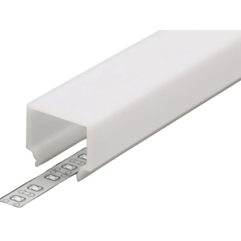 All-Light cover til LED skinne, høj milky