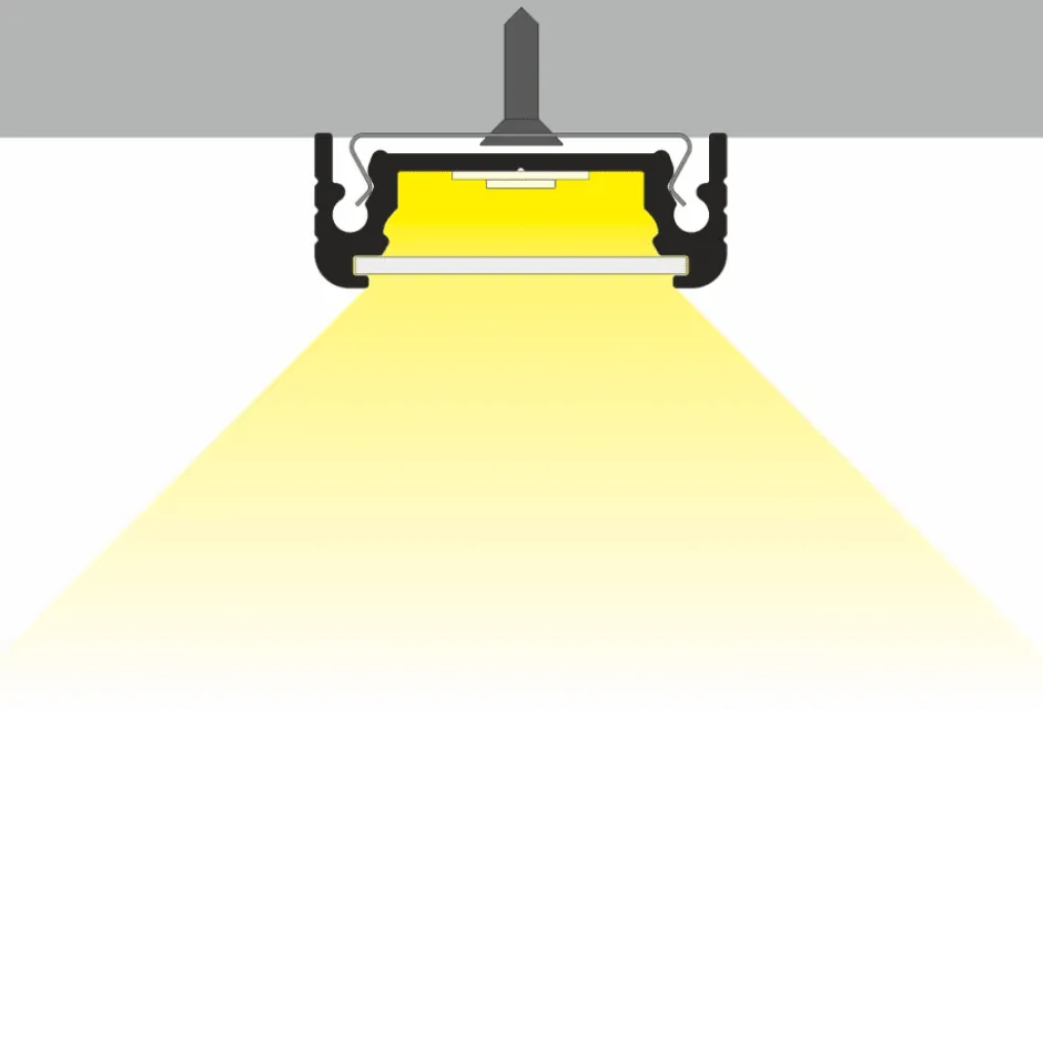 All-Light LED skinne, påbyg, hvid