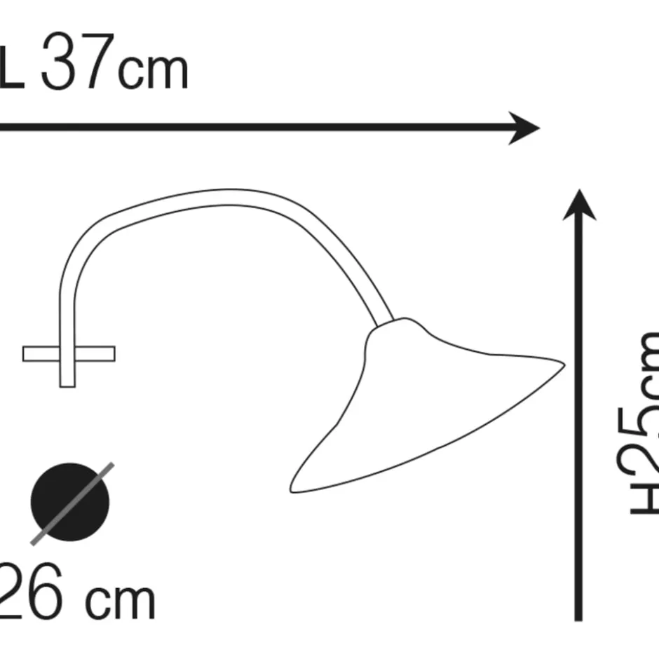 Andromeda 52 udendørs væglampe