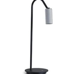 Antidark Decor T1 bordlampe, aluminium