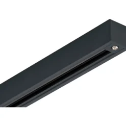 Antidark Designline 1F strømskinne, 1 meter, sort