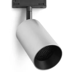 Antidark Designline Tube Pro 1F skinnespot, GU10, aluminium