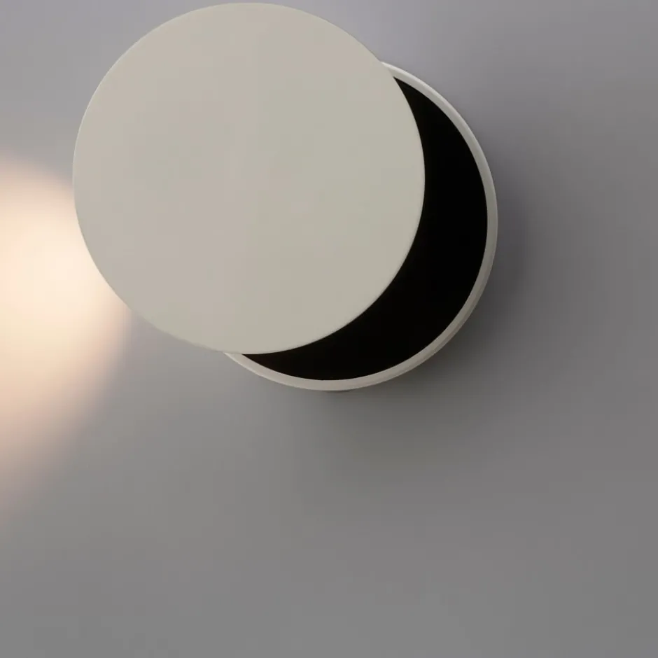 Antidark Dot væglampe, hvid/sort