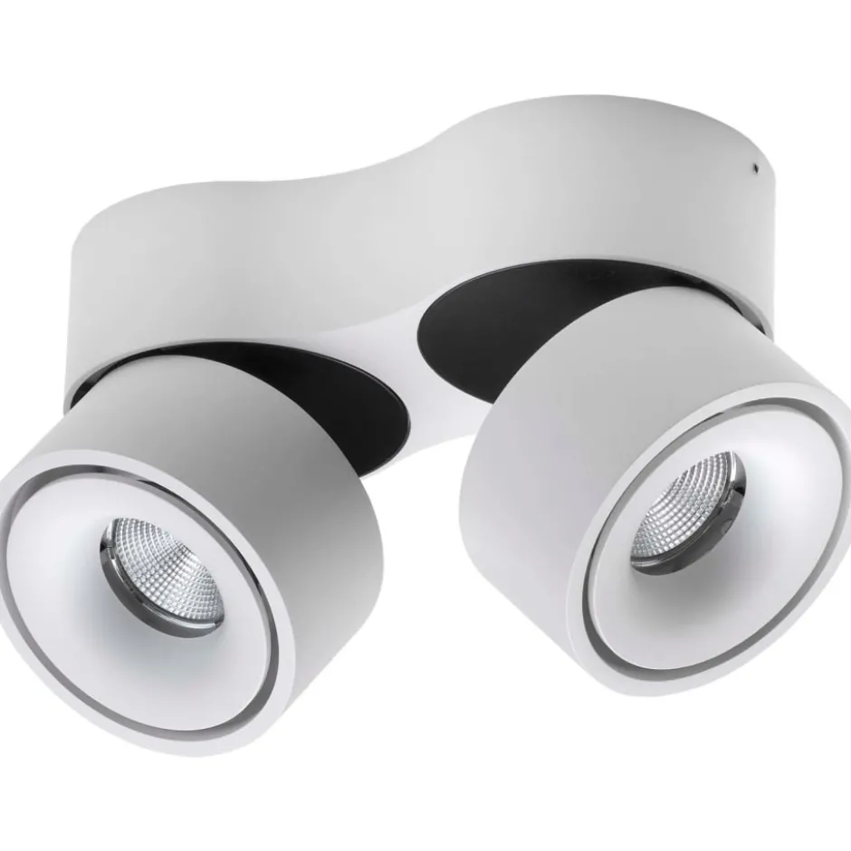 Antidark Easy Double spotlampe, sideudgang, hvid