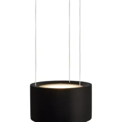 Antidark Easy Lens pendel, justerbar lysfarve, sort