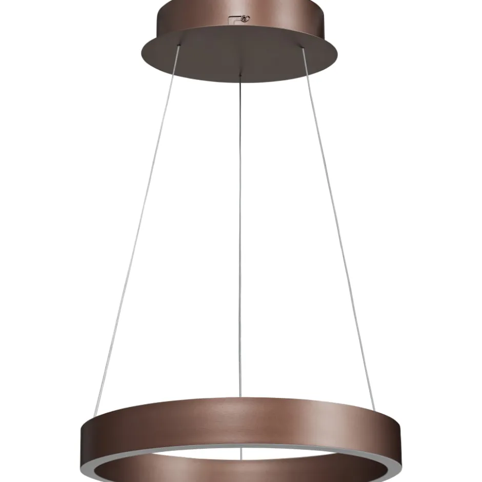Antidark Gloria lysekrone, Ø40 cm, brun