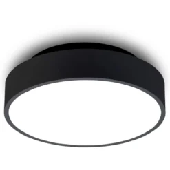 Antidark Luna plafond, Ø26 cm, 3000K, sort