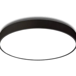 Antidark Luna Uplight CCT plafond, Ø45 cm, sort