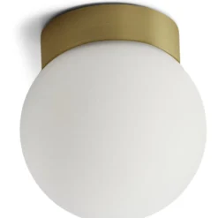 Antidark Palla Mini væg- og loftlampe, messing