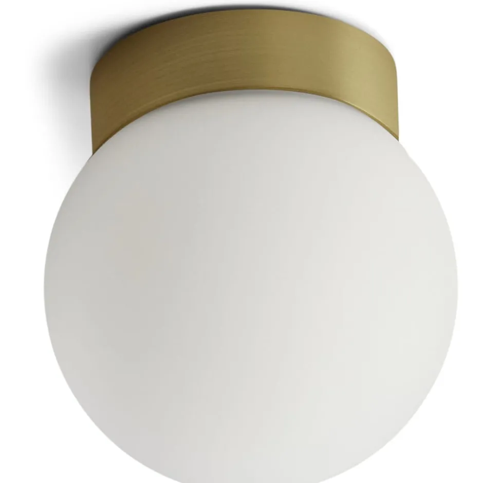Antidark Palla Mini væg- og loftlampe, messing