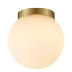 Antidark Palla Mini væg- og loftlampe, messing