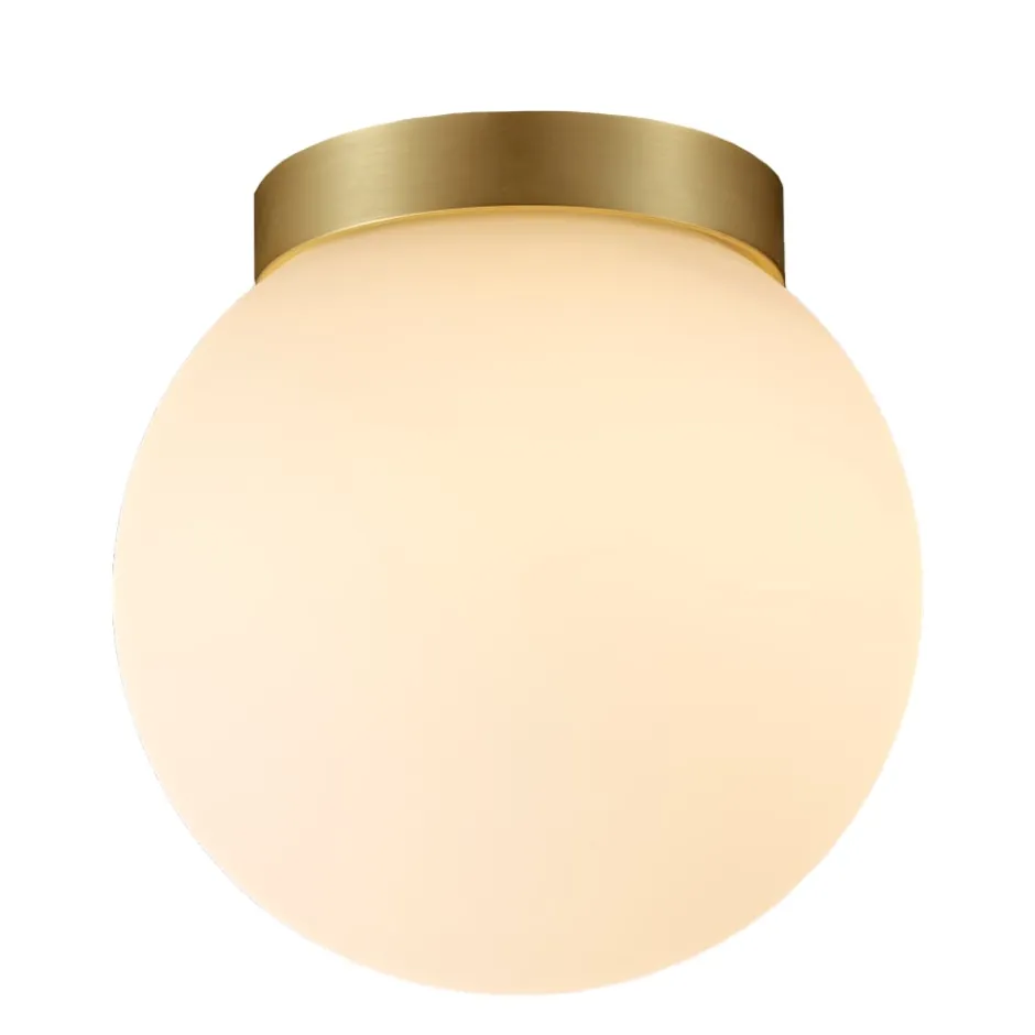 Antidark Palla Mini væg- og loftlampe, messing