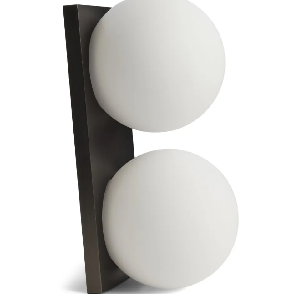 Antidark Palla væg- og loftlampe, titanium, stor model