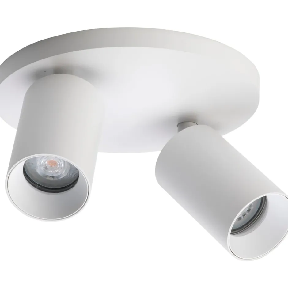 Antidark SpotOn Circle spotlampe, hvid