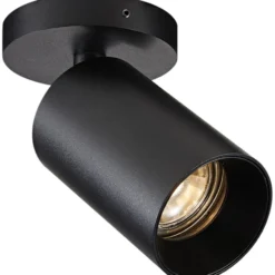 Antidark SpotOn Circle spotlampe, sort