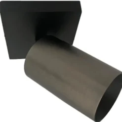 Antidark SpotOn spotlampe, sort/titanium