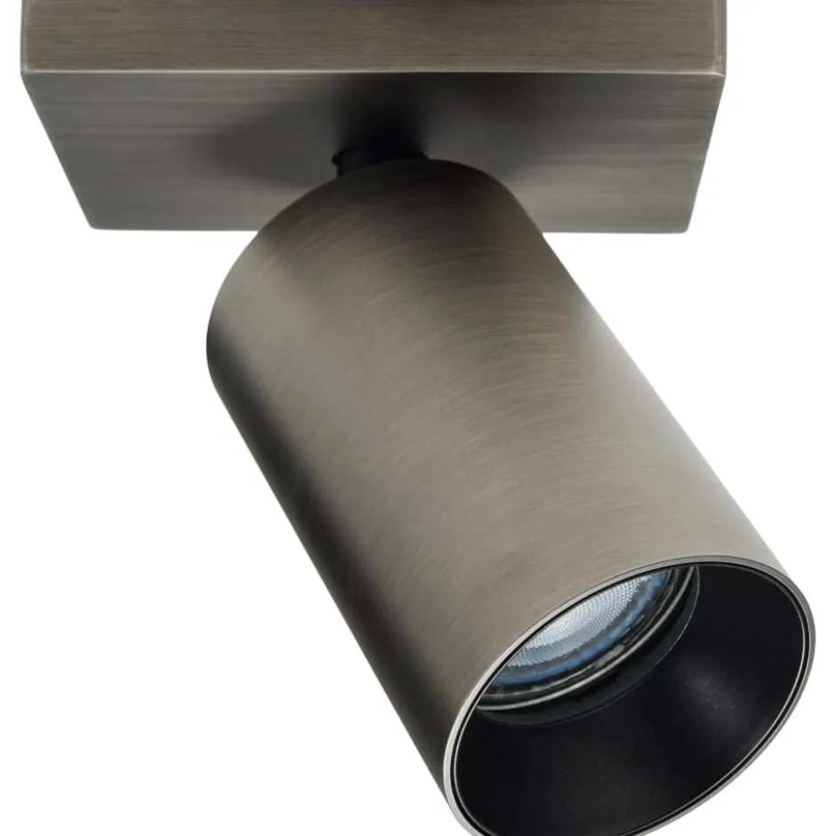 Antidark SpotOn spotlampe, titanium