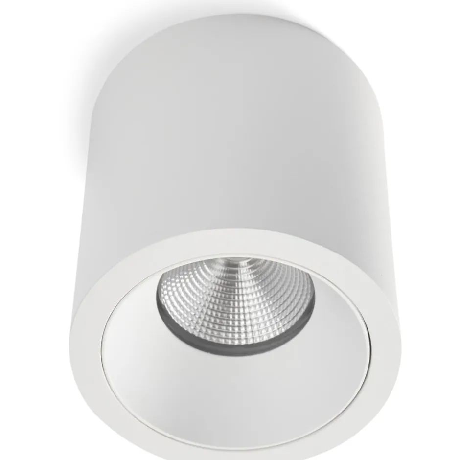Antidark Tube påbygningsspot, hvid