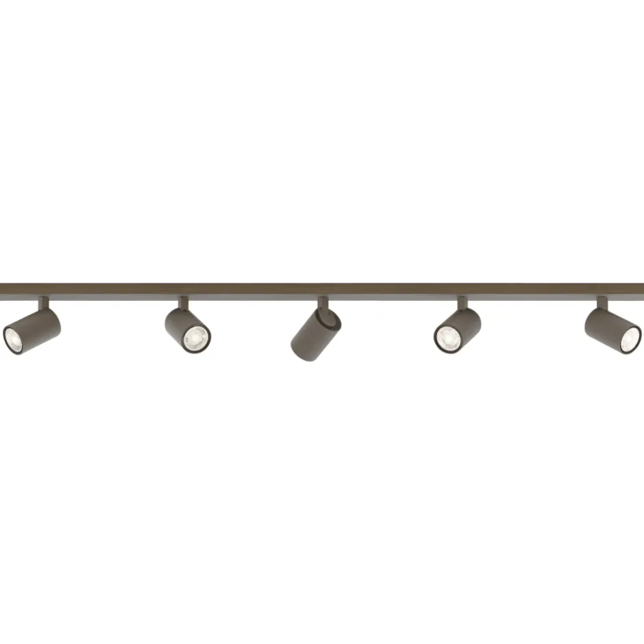 Astro Ascoli Five spotlampe, 5 spots, bronze