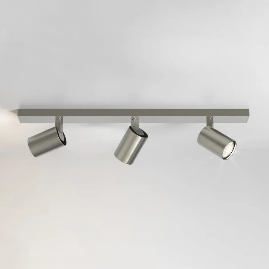 Astro Ascoli Triple Bar spotlampe, 3 spots, krom