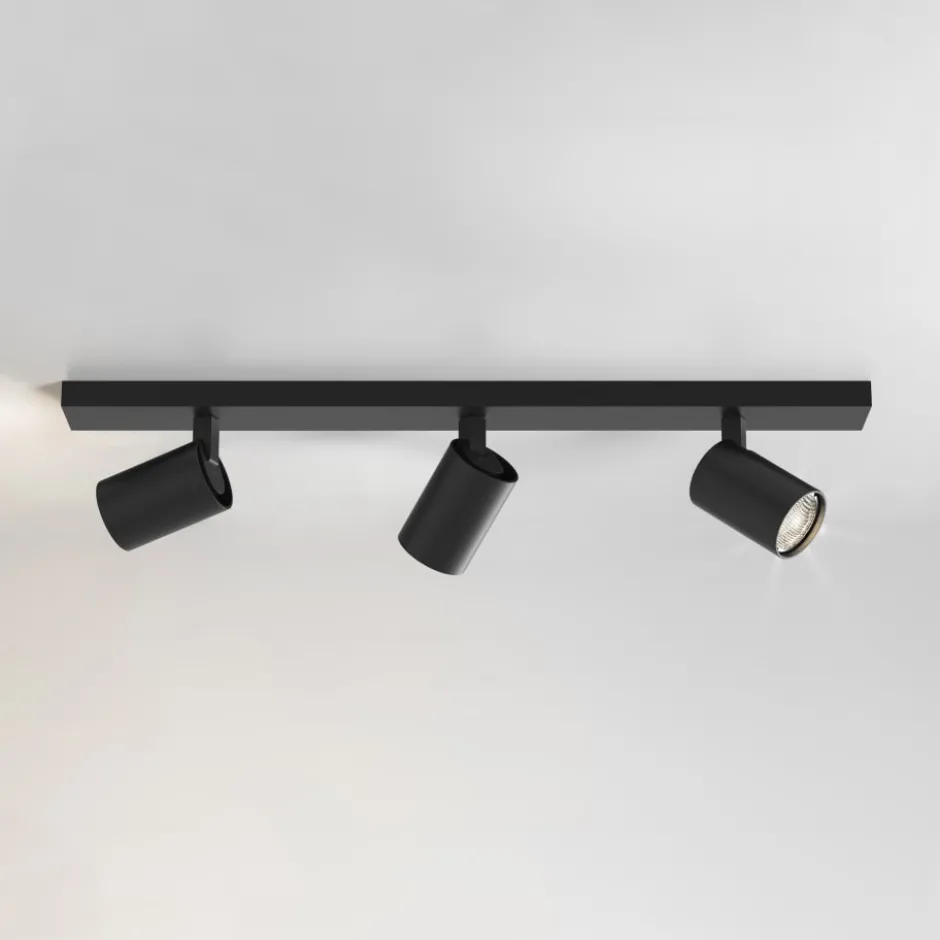Astro Ascoli Triple Bar spotlampe, 3 spots, sort