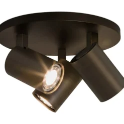 Astro Ascoli Triple Round spotlampe, 3 spots, bronze