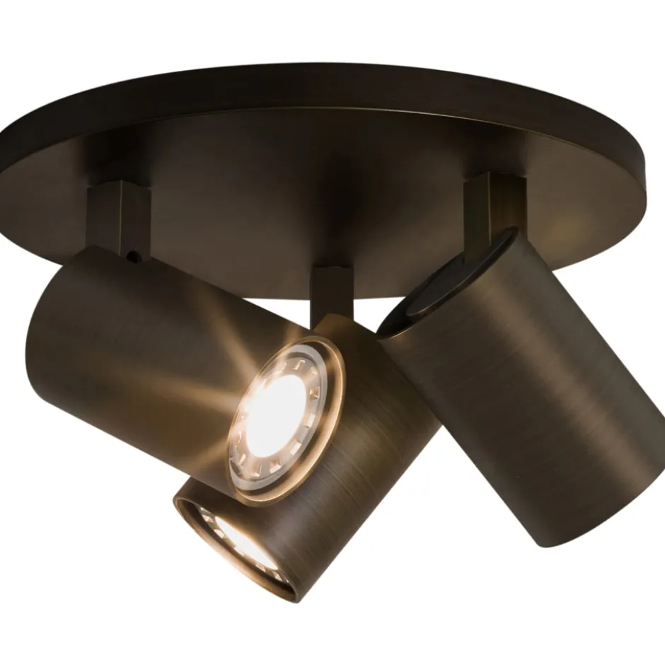 Astro Ascoli Triple Round spotlampe, 3 spots, bronze