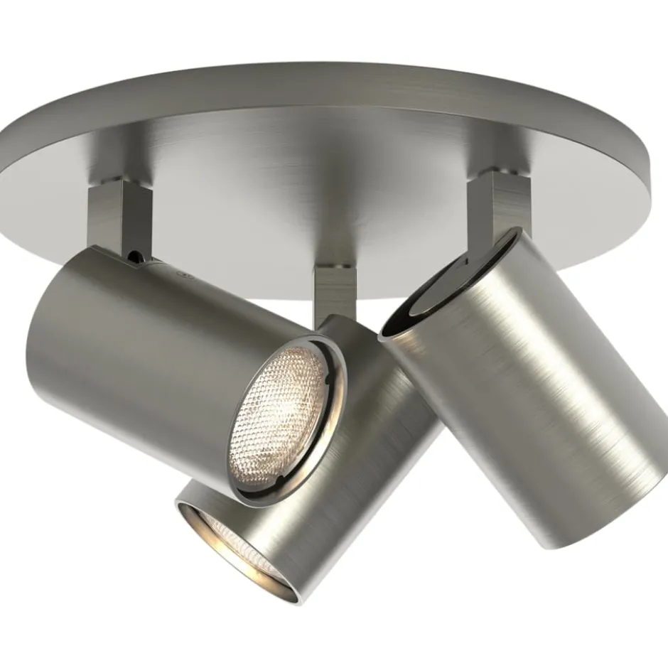 Astro Ascoli Triple Round spotlampe, 3 spots, nikkel