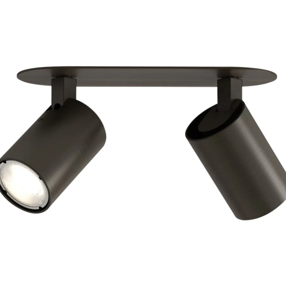 Astro Ascoli Twin spotlampe, 2 spots, bronze