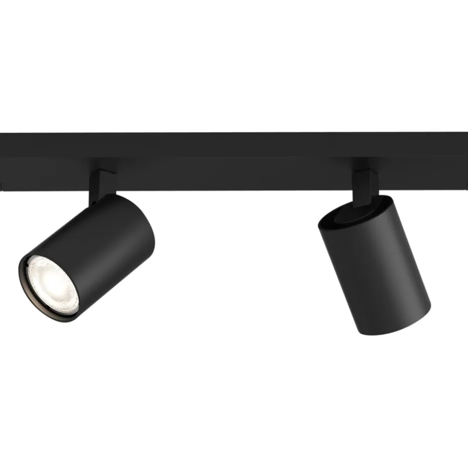 Astro Ascoli Twin spotlampe, 2 spots, sort