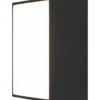 Astro Kea Square udendørs væglampe, sort, 14 cm