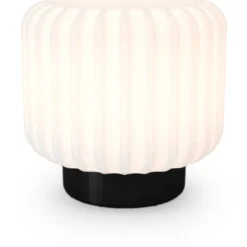 Atelier Pierre Dentelles genopladelig gulvlampe, H29 cm, sort