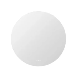 Dansani Corona spejl med lys, dæmpbar, touch, Ø75 cm
