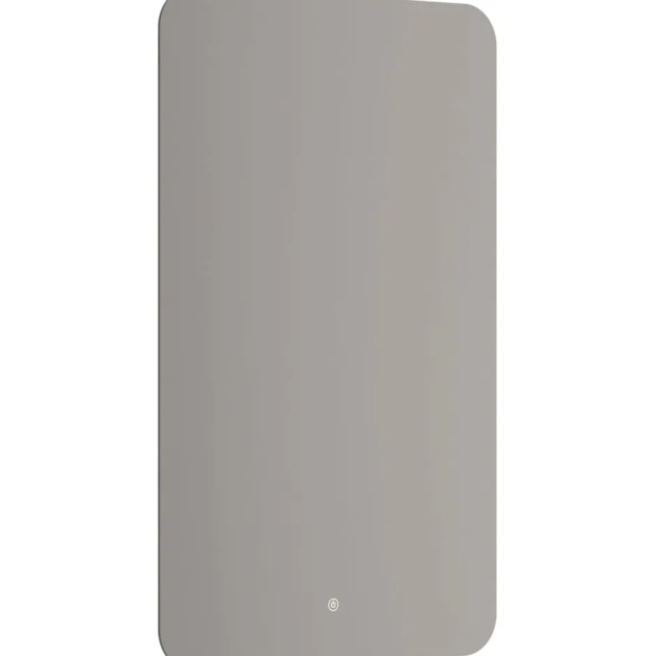 Dansani Mido+ Glow spejl med lys, dæmpbar, 50x80 cm